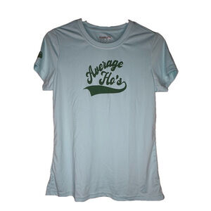 Average Ho’s Comedy Graphic Athletic top - pickle on sleeve, dry wick fabric